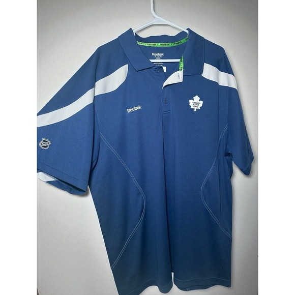 Men's NHL Toronto Maple Leafs Reebok Jersey Size 2XL Blue 100% Polyester - Picture 1 of 8